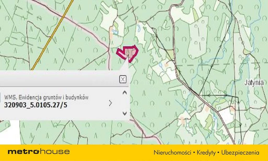 Działka 37 200,00 m², oferta nr , SGNAKE409, Jatynia