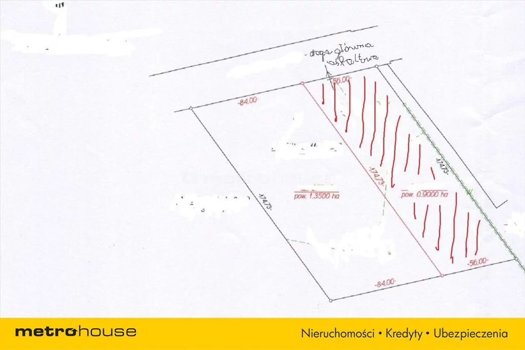 Działka 9 000,00 m², oferta nr , ZYLE538, Jędrzejów Nowy