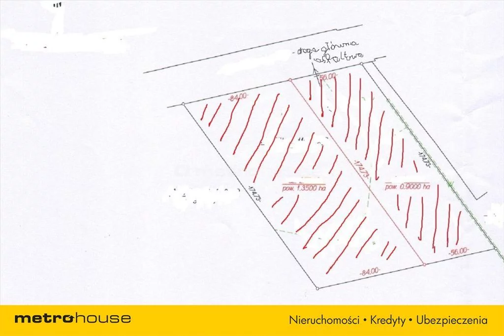 Działka 22 500,00 m², oferta nr , KELI759, Jędrzejów Nowy