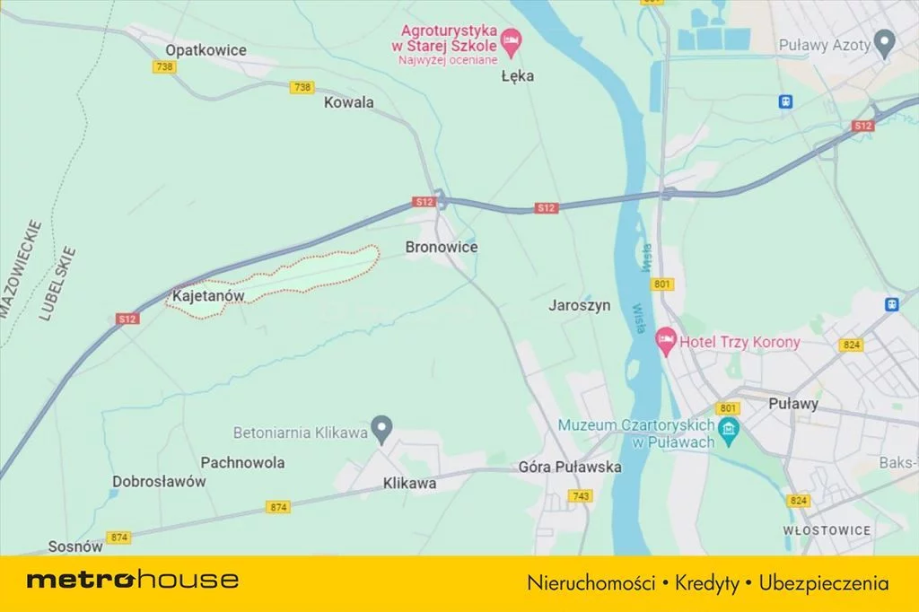Działka 5 035,00 m², oferta nr , XORE840, Kajetanów