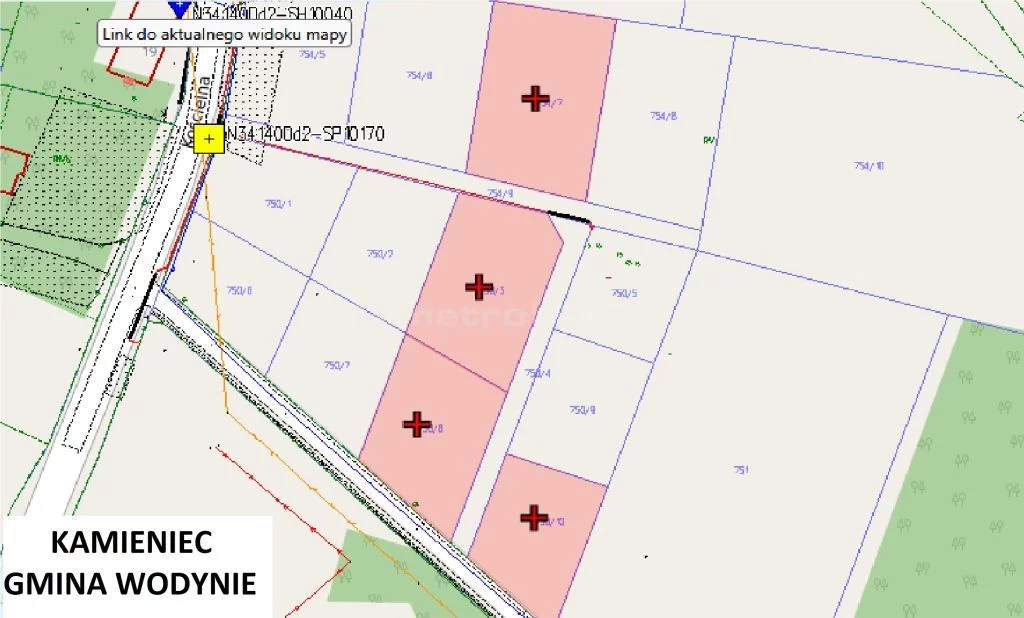 Działka 1 189,00 m², oferta nr , SGBABI795, Kamieniec