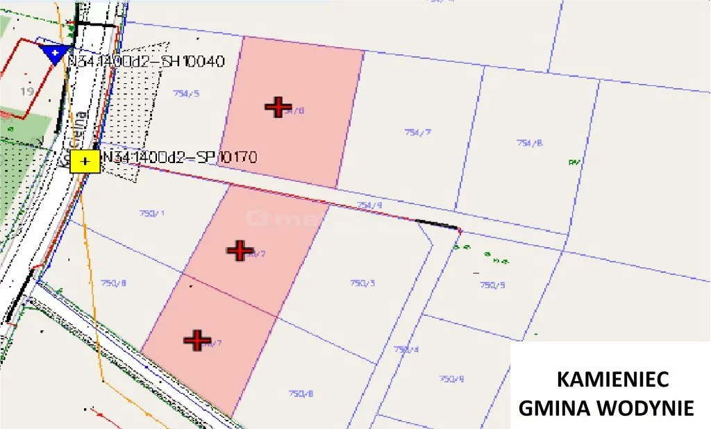 Działka 1 153,00 m², oferta nr , SGZIPY949, Kamieniec