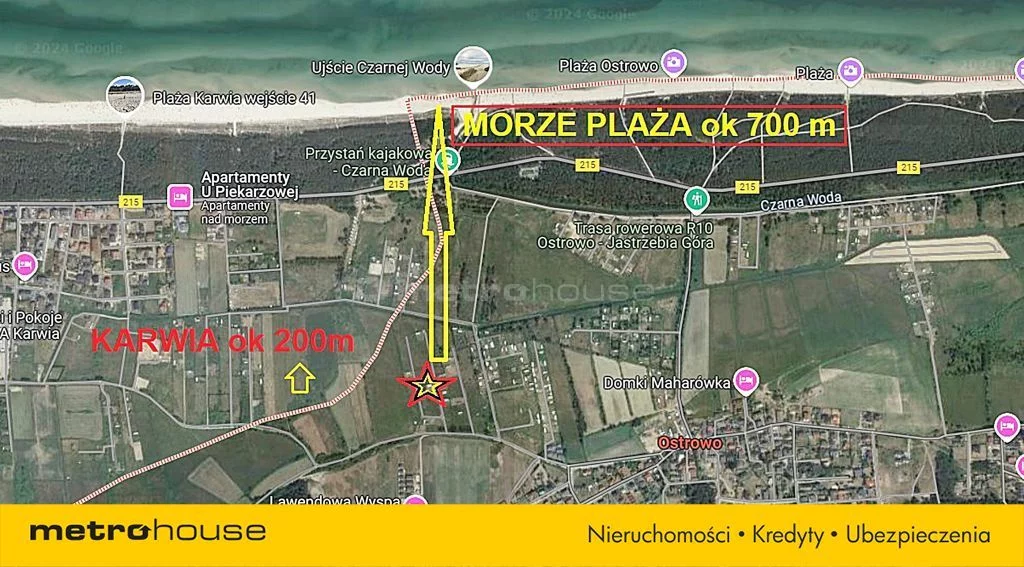 Działka 466,00 m², oferta nr , SGBISY797, Ostrowo, Karwieńska