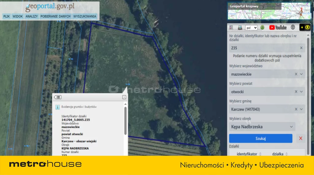Działka 9 300,00 m², oferta nr , SGZEFI232, Kępa Nadbrzeska