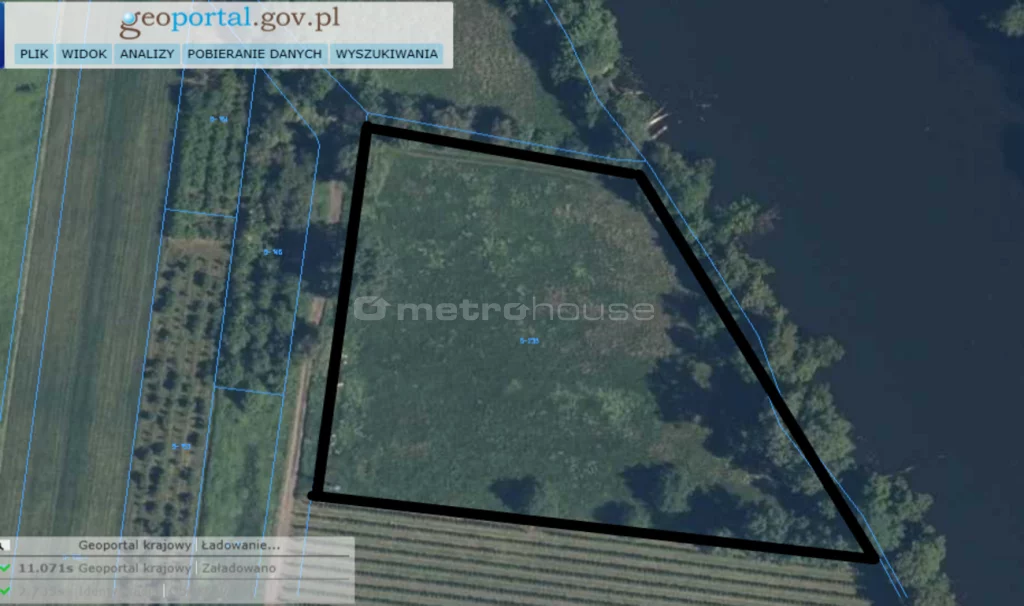 Działka 9 300,00 m², oferta nr , SGZEFI232, Kępa Nadbrzeska