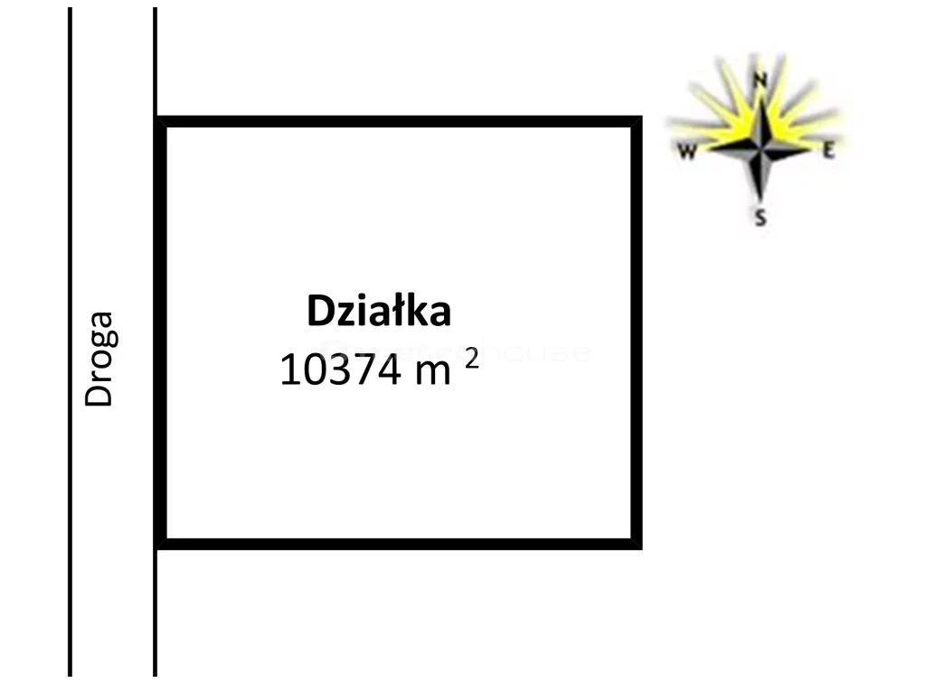 Działka 10 374,00 m², oferta nr , HYNO600, Kiczki Pierwsze