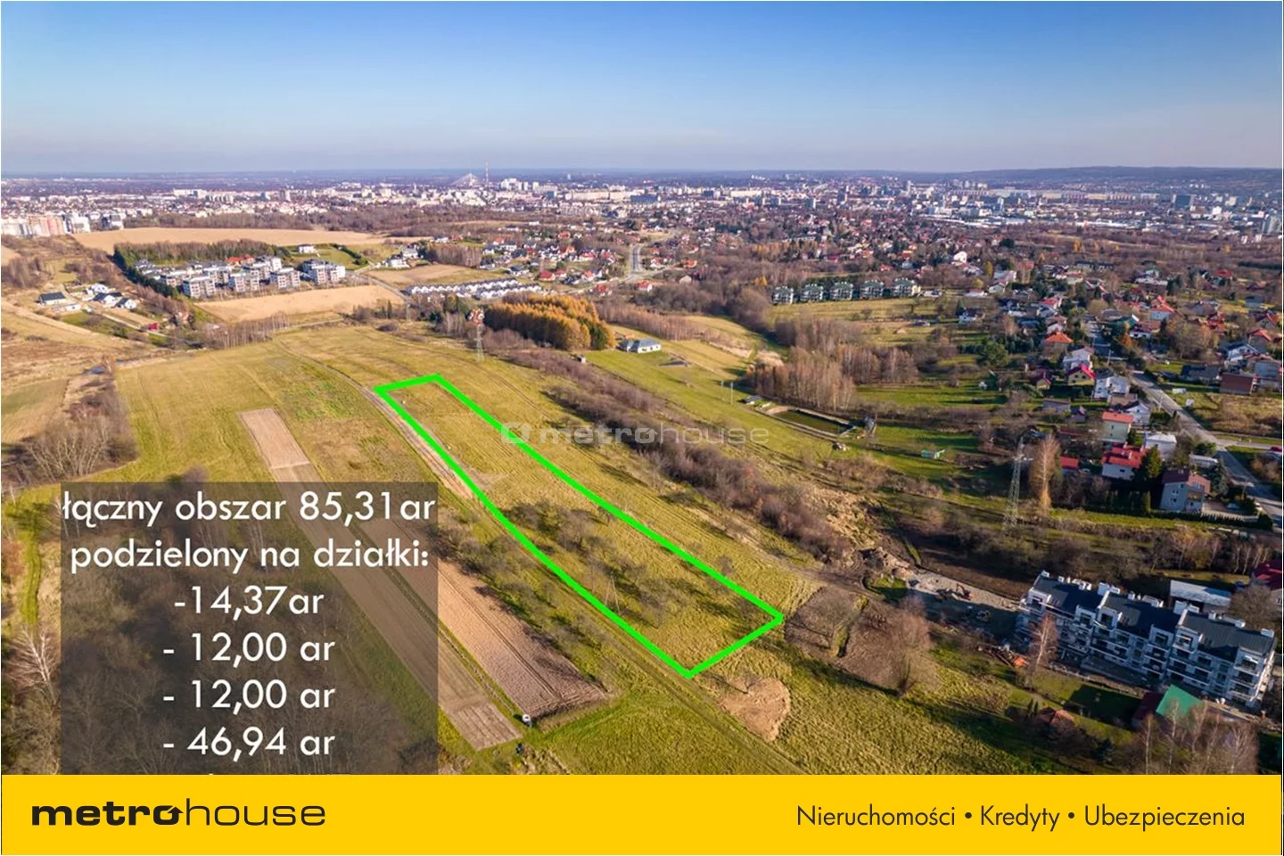 Działka 1 200,00 m², oferta nr , KYFU567, Kielanówka