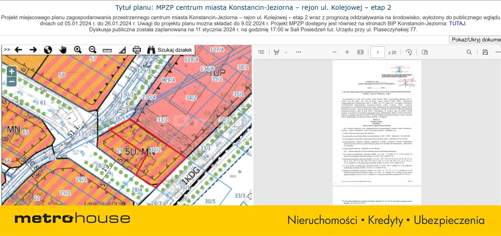 Działka 1 263,00 m², oferta nr , SGSESY438, Konstancin-Jeziorna, Kolejowa