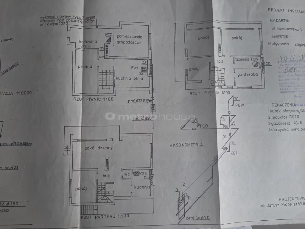 Działka 11 900,00 m², oferta nr , SGRUKI461, Nadarzyn, Komorowska