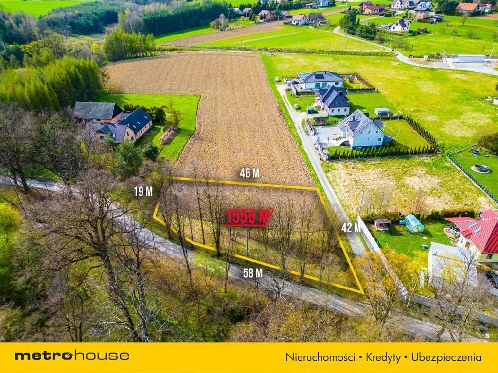 Działka 1 556,00 m², oferta nr , NUTI921, Kończyce Małe