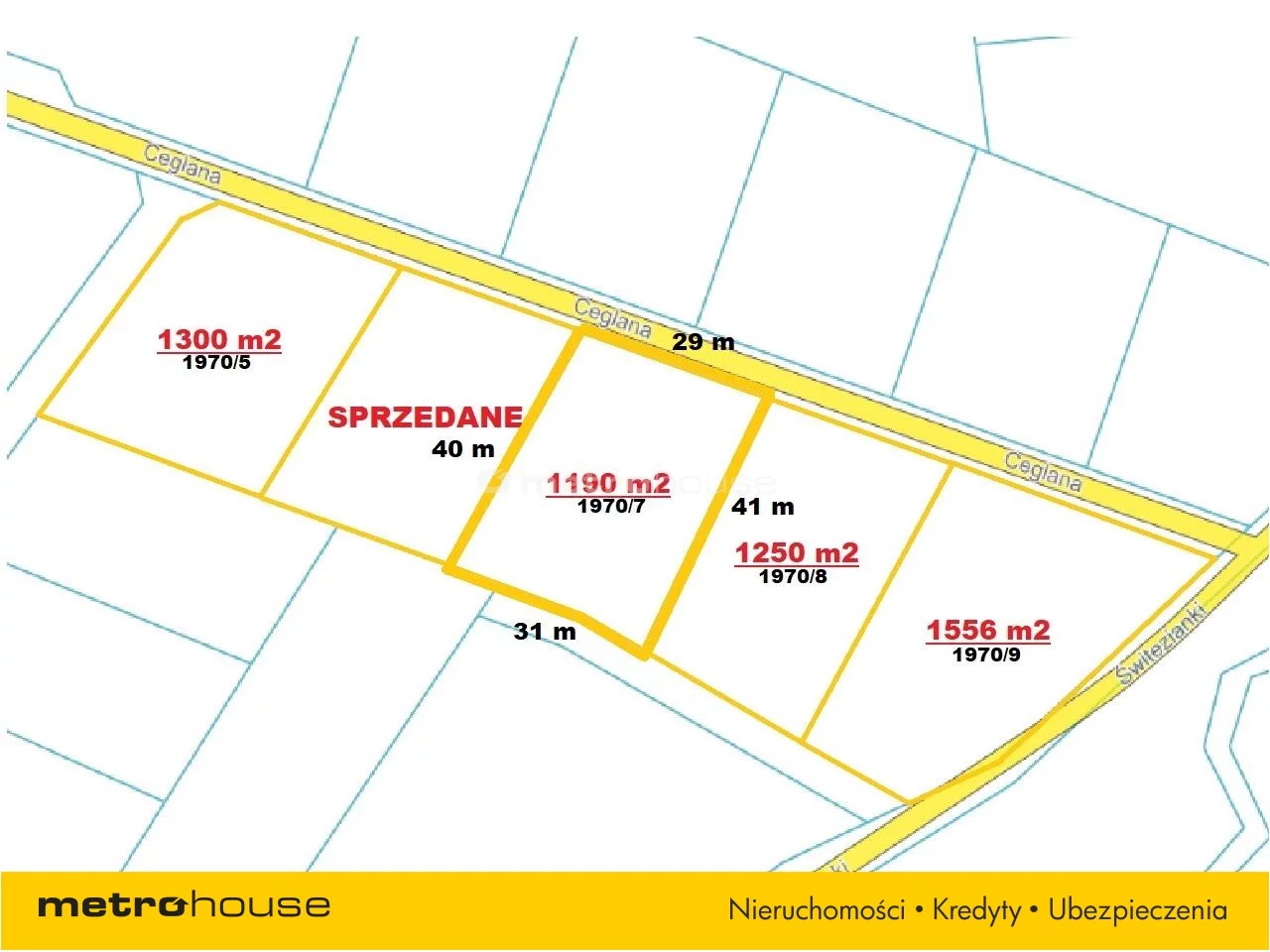 Działka 1 190,00 m², oferta nr , ZECO050, Kończyce Małe
