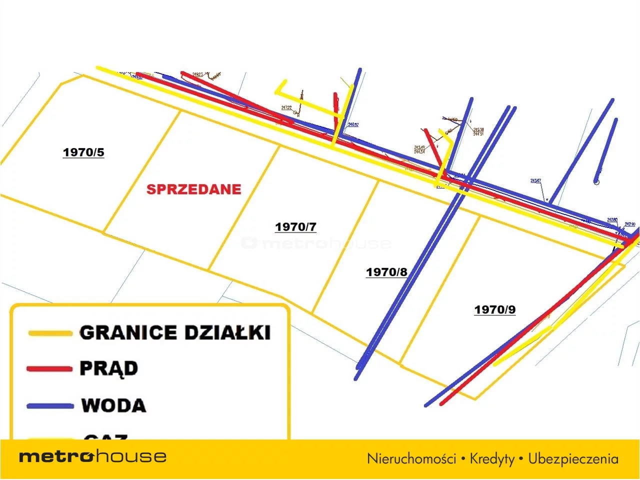Działka 1 190,00 m², oferta nr , ZECO050, Kończyce Małe