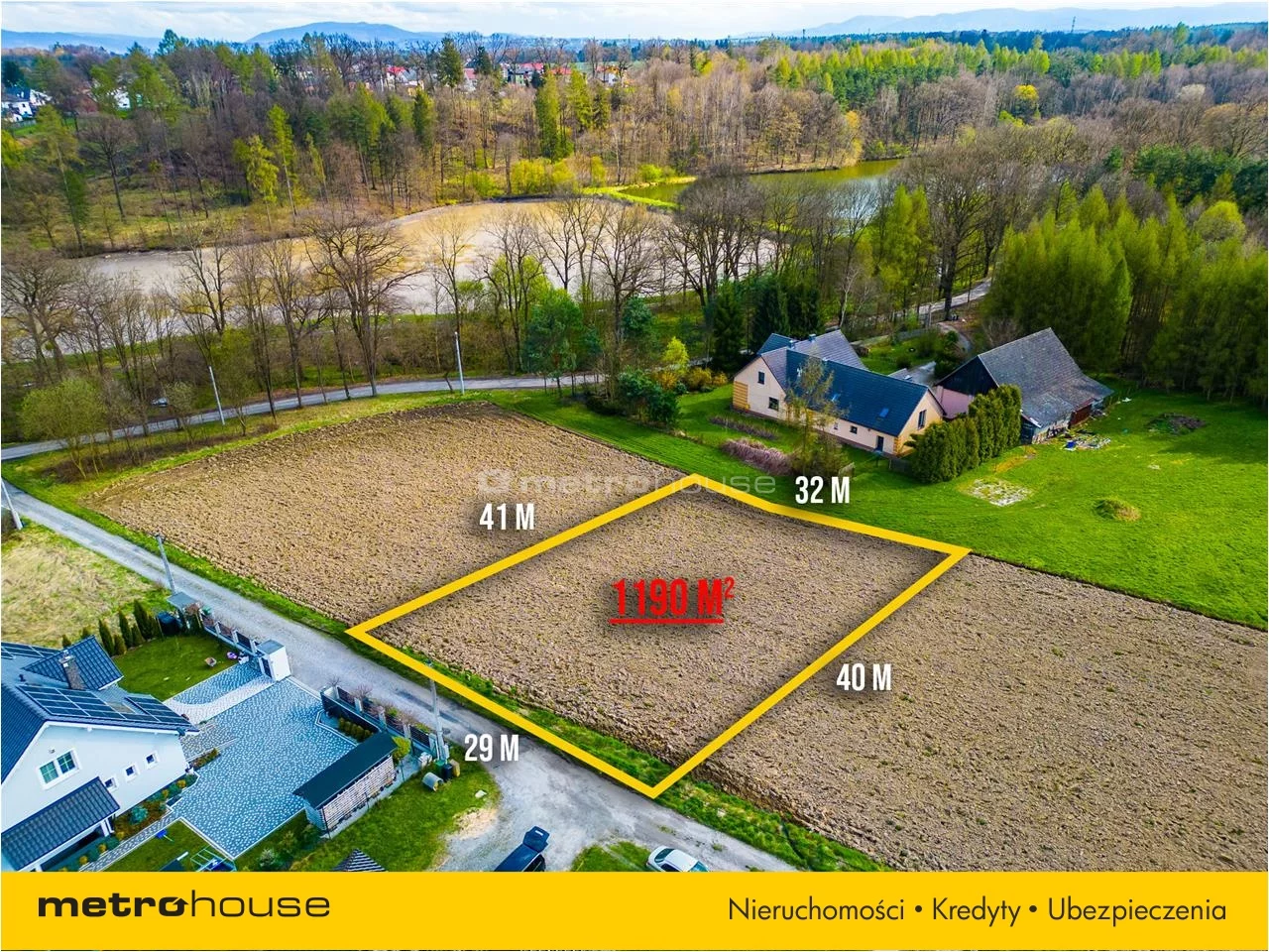 Działka 1 190,00 m², oferta nr , ZECO050, Kończyce Małe
