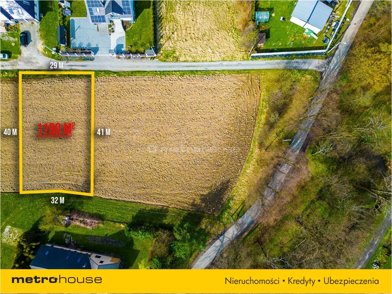 Działka 1 190,00 m², oferta nr , ZECO050, Kończyce Małe