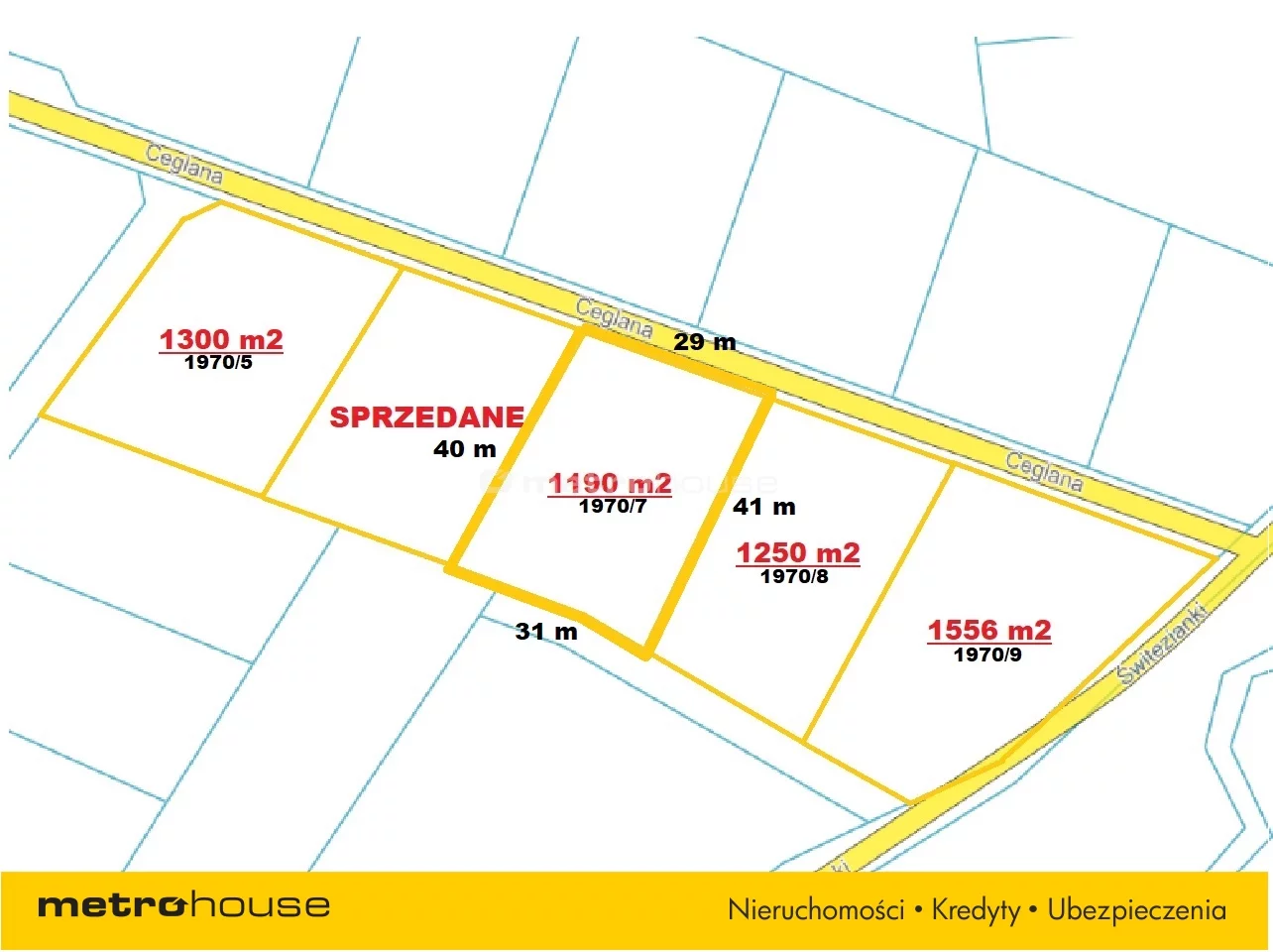 Działka 1 190,00 m², oferta nr , ZECO050, Kończyce Małe