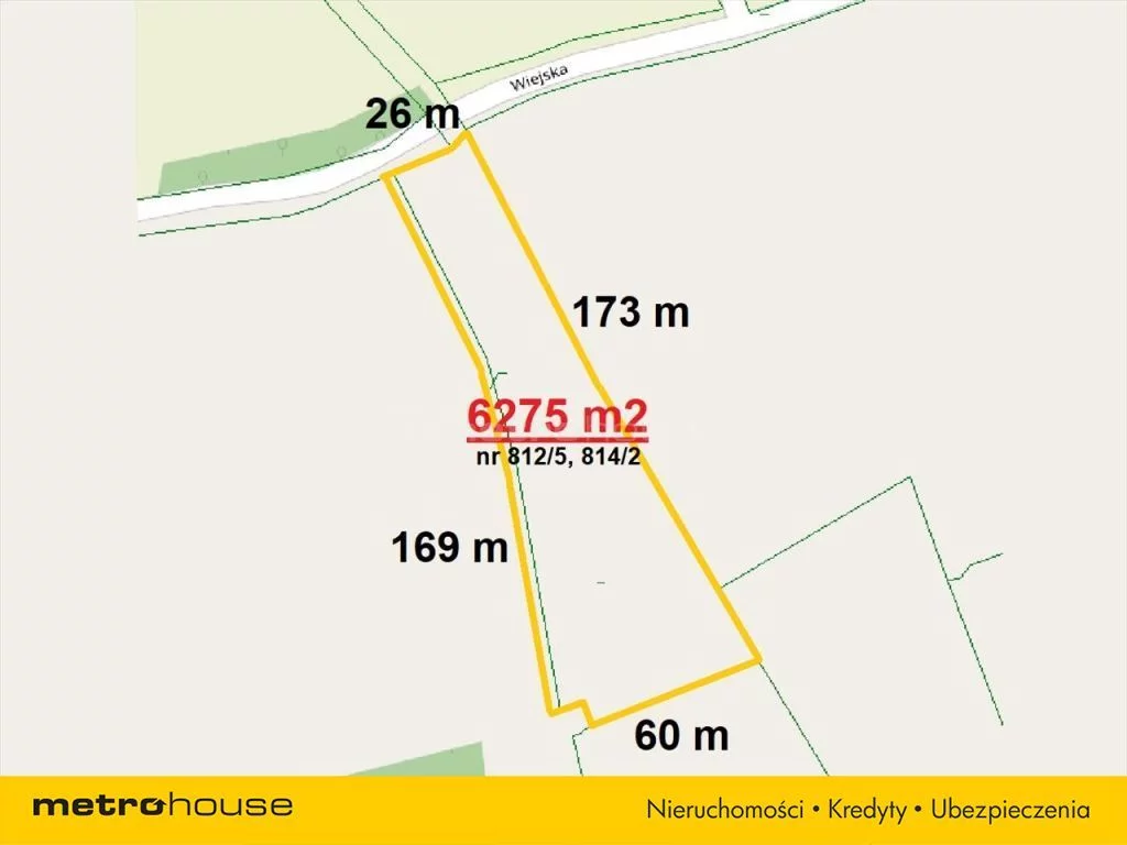 Działka 6 275,00 m², oferta nr , SETI702, Kończyce Wielkie