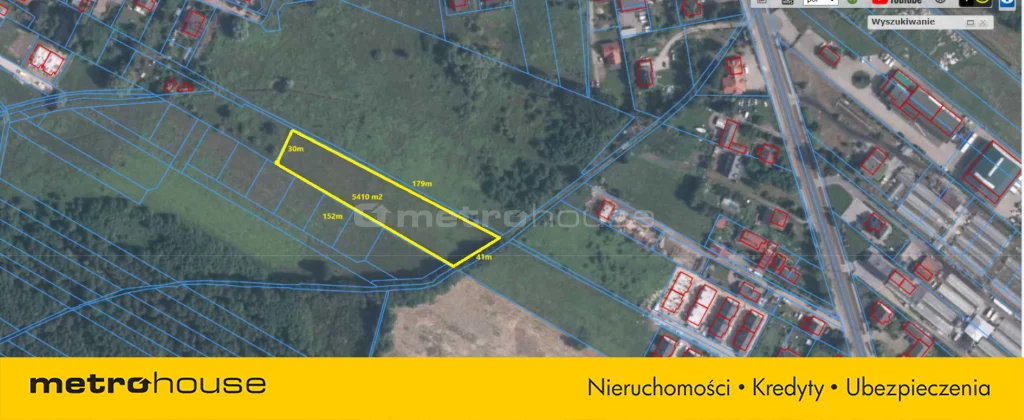 Działka na sprzedaż, 5 410,00 m², oferta nr SGJAZU808