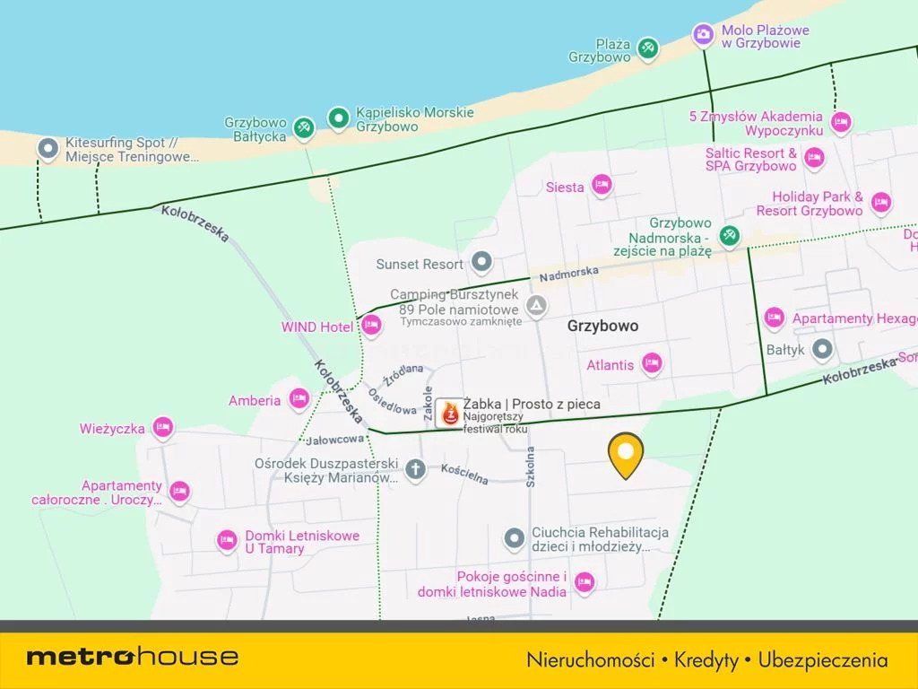 Działka 1 240,00 m², oferta nr , SGKIVI717, Grzybowo, Konwaliowa