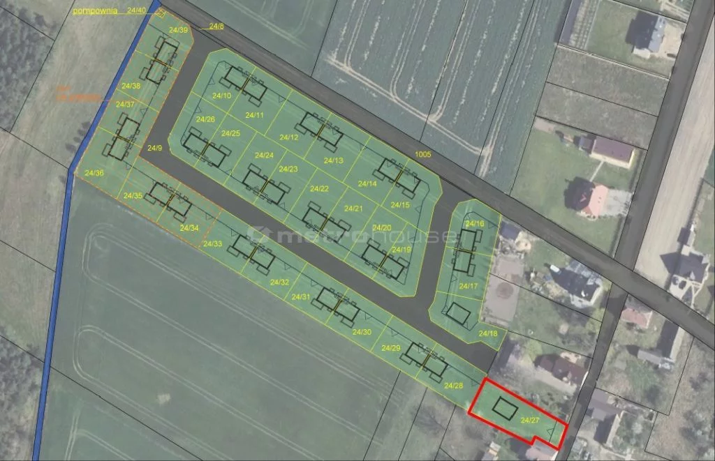 Działka 798,00 m², oferta nr , WARY050, Kotla