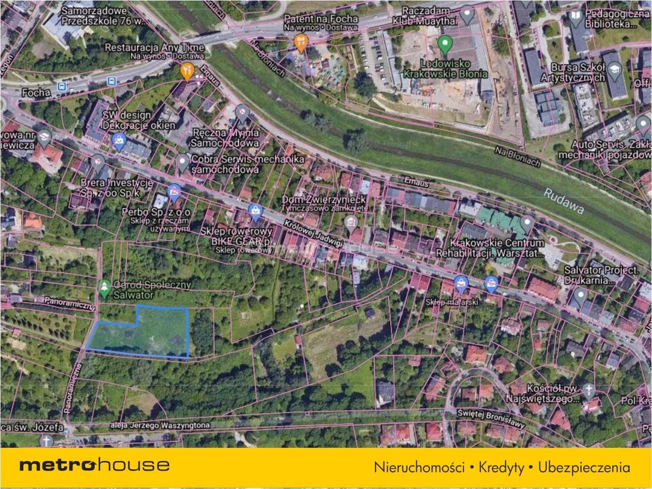 Działka 4 123,00 m², oferta nr , MOGE524, Kraków, Zwierzyniec, Salwator
