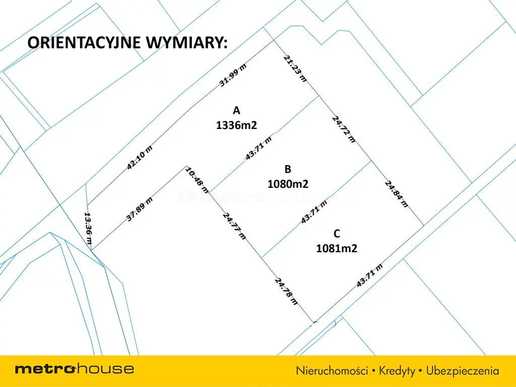Działka 1 336,00 m², oferta nr , SGMUCA116, Kozy, Krańcowa
