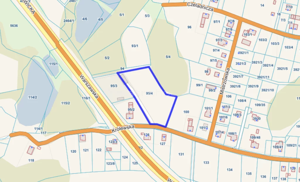 Działka 7 267,00 m², oferta nr , WGRORO612, Bielsko-Biała, Królewska