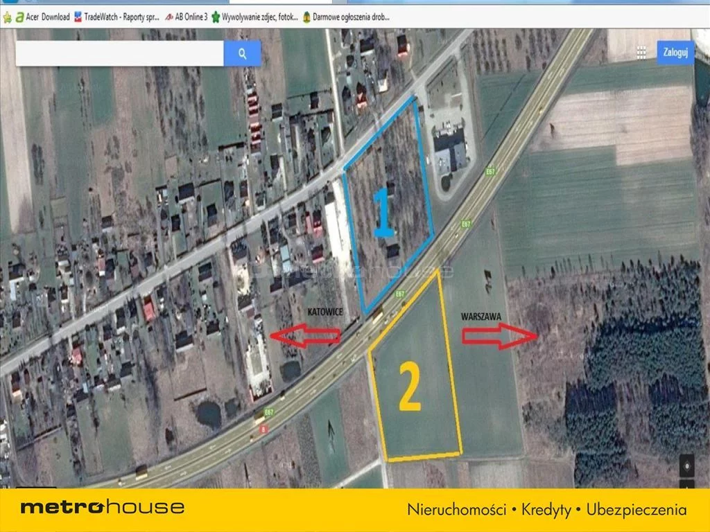Działka 9 900,00 m², oferta nr , WUGA583, Krze Duże