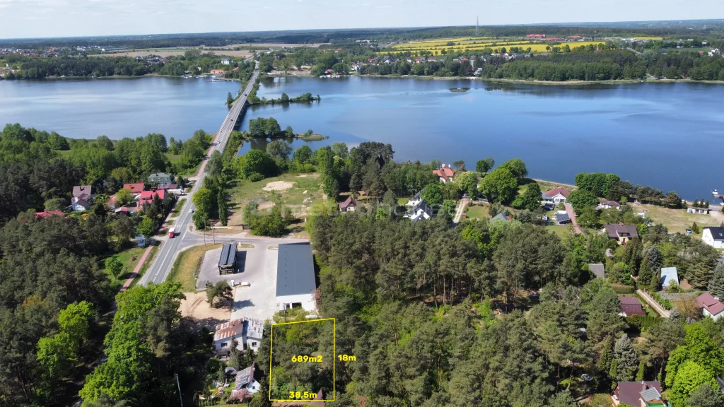 Działka 689,00 m², Łacha, Sprzedaż