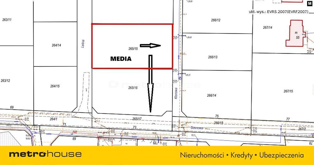 Działka 1 059,00 m², oferta nr , SGBIPY880, Mieroszyno, Leśna
