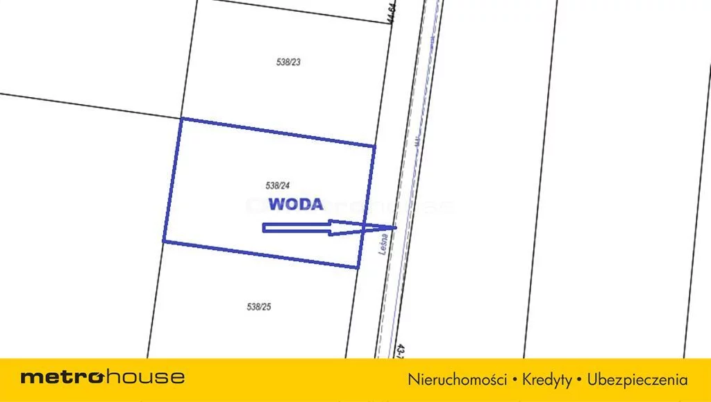 Działka 1 000,00 m², oferta nr , SGLABE339, Połczyno, Leśna