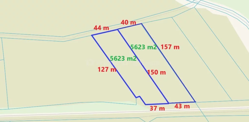 Działka 5 623,00 m², oferta nr , SGLITU118, Wólka Radzymińska, Leśna