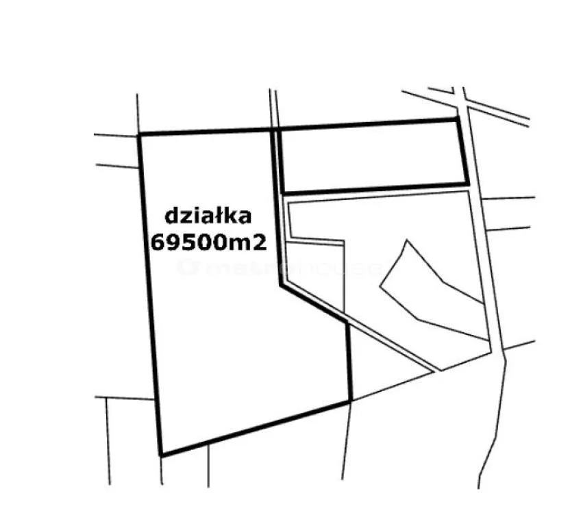 Działka 69 500,00 m², oferta nr , GYPY173, Leśniewo