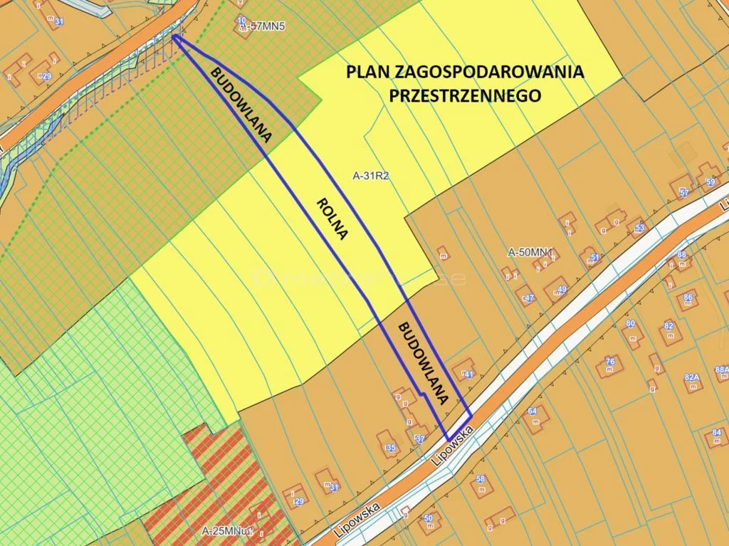 Działka 5 511,00 m², oferta nr , SGMEZO497, Lipowa