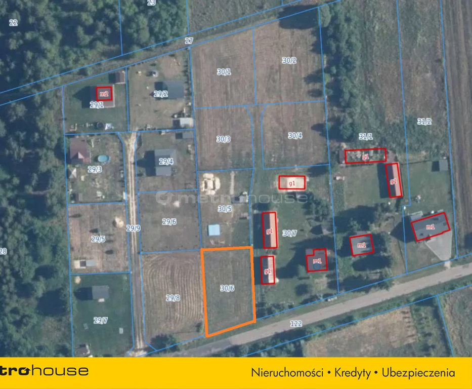 Działka 1 022,00 m², oferta nr , SGLUBY168, Łomnica