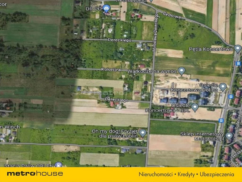 Działka 5 341,00 m², oferta nr , MENY807, Lublin, Czechów Północny, Czechów Północny
