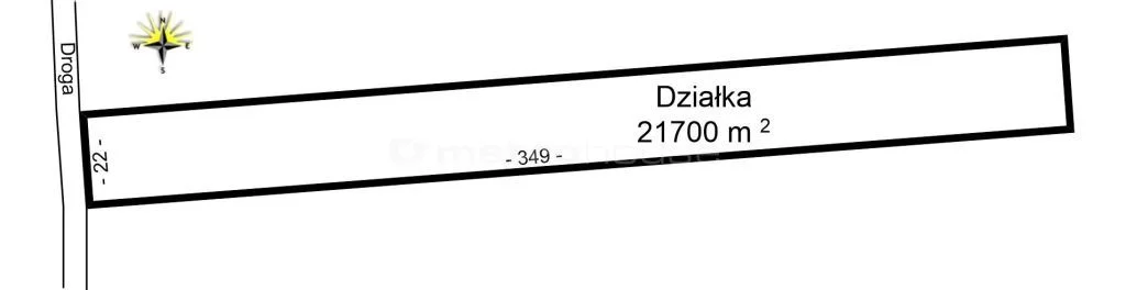 Działka 21 700,00 m², oferta nr , MATY548, Małopole