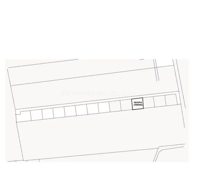 Działka 1 000,00 m², oferta nr , KEZE317, Many