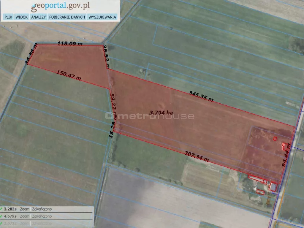 Działka 37 047,00 m², oferta nr , SGJESI143, Mazanówka