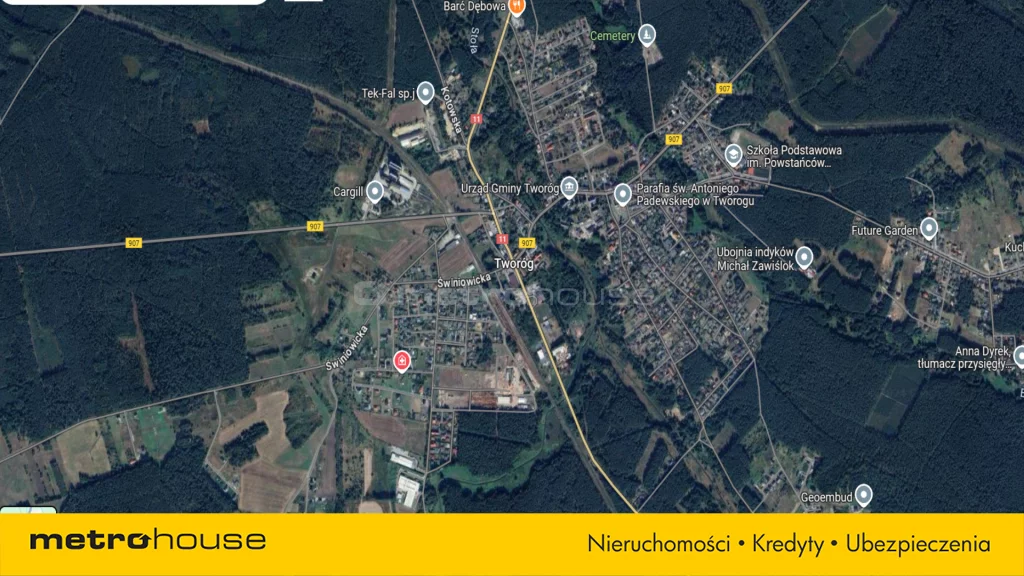 Działka 6 927,00 m², oferta nr , SGLATE452, Tworóg, Młyńska