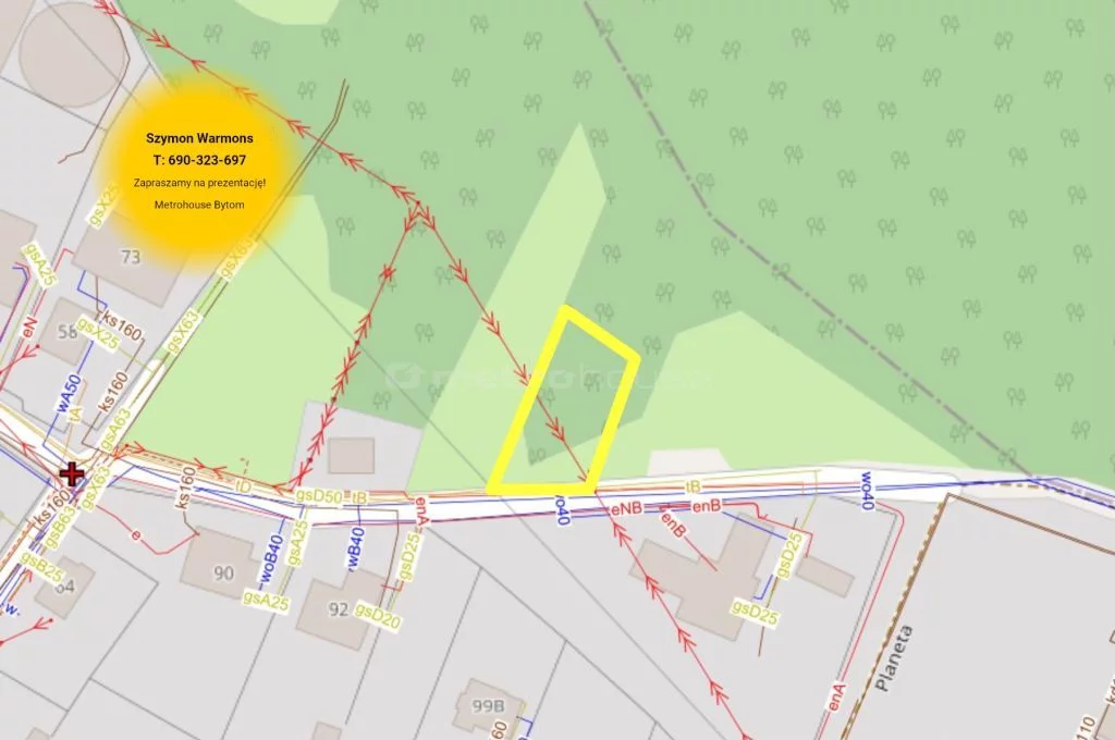 Działka 627,00 m², oferta nr , SGSAGY142, Bytom, Musioła