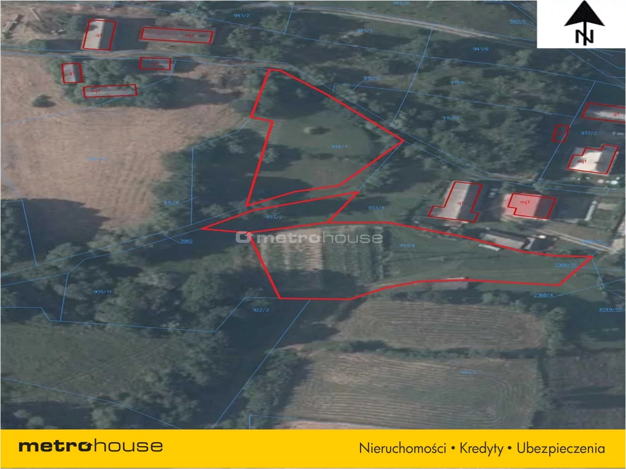 Działka 5 300,00 m², oferta nr , GENI893, Nienadowa