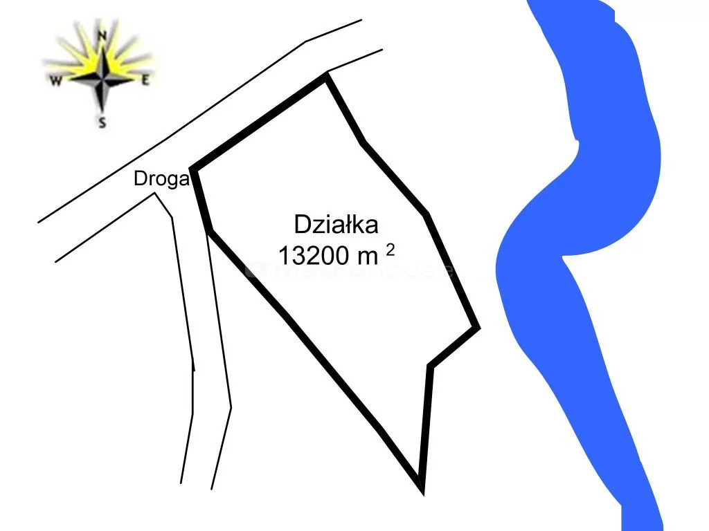 Działka 13 200,00 m², oferta nr , NAHI420, Nowa Wieś