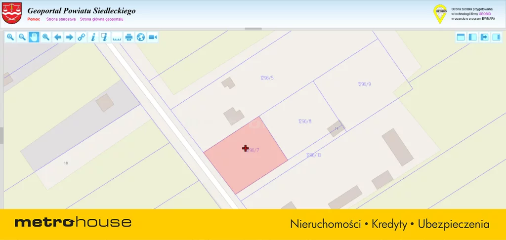 Działka 1 200,00 m², oferta nr , SGTEFE126, Nowe Okniny