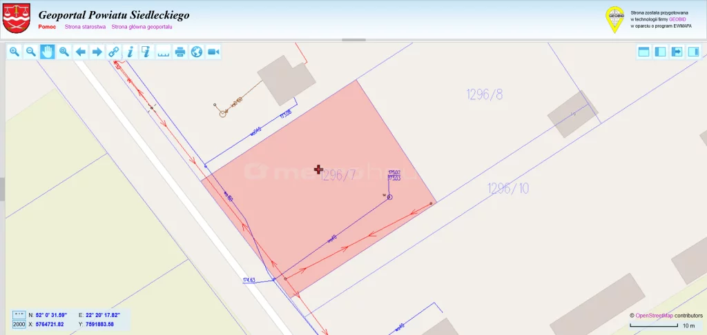 Działka 1 200,00 m², oferta nr , SGTEFE126, Nowe Okniny