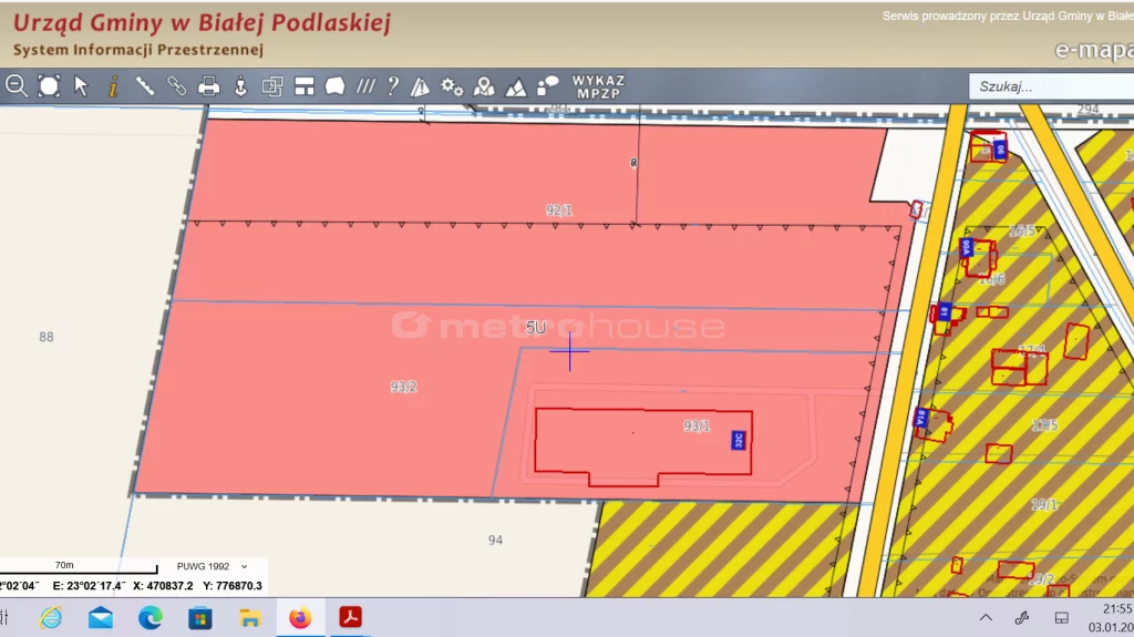 Działka 34 724,00 m², oferta nr , SGNEDA771, Nowy Sławacinek