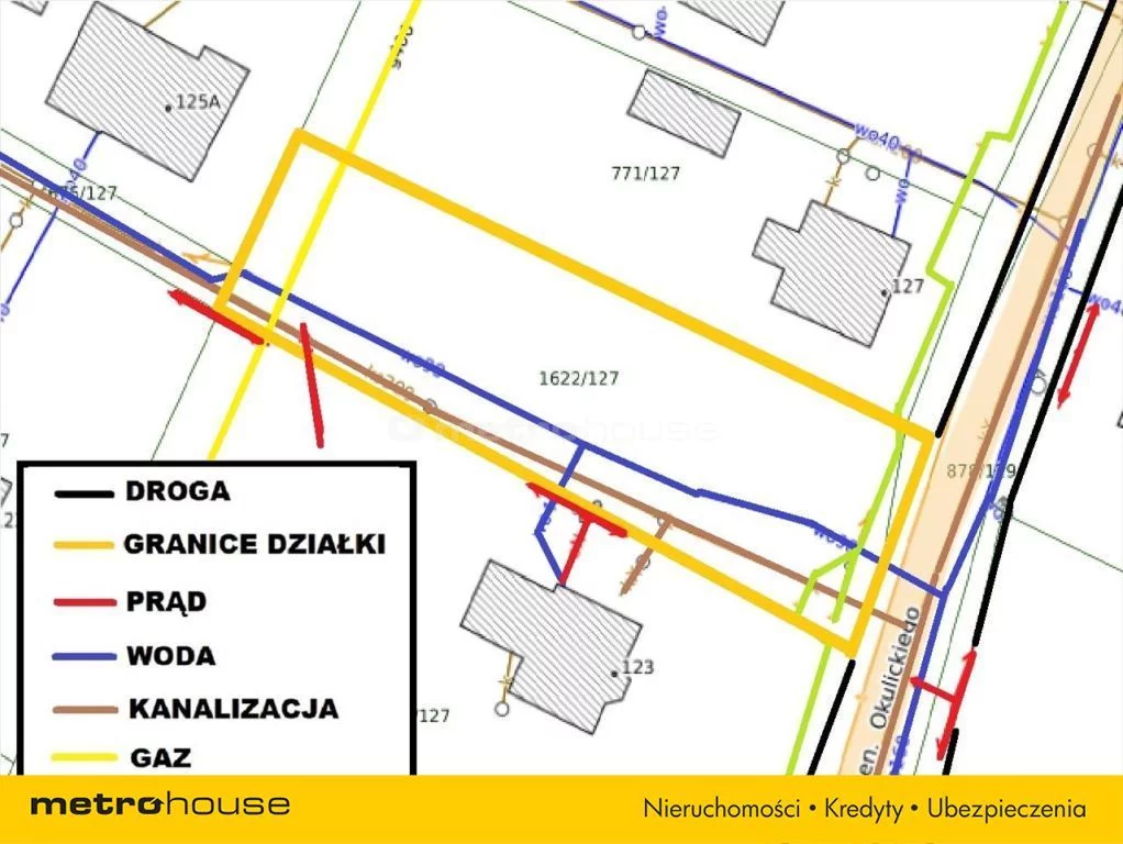 Działka 1 075,00 m², oferta nr , SGBOKY812, Rybnik, Okulickiego