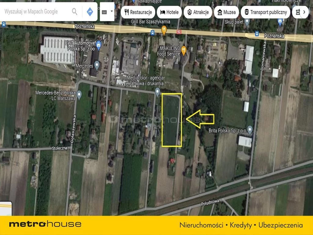 Działka 6 228,00 m², oferta nr , HUWU540, Ołtarzew