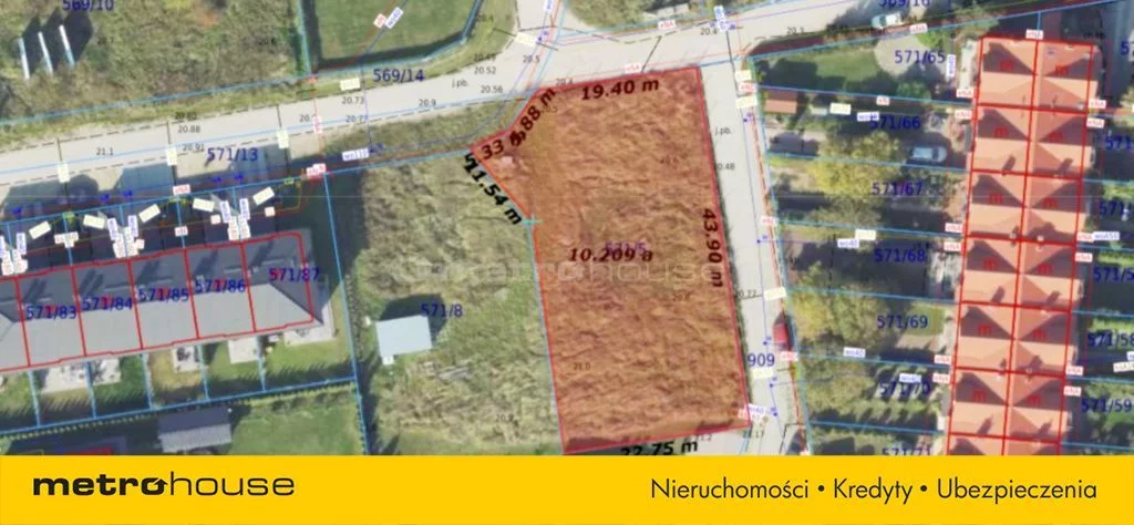 Działka 1 042,00 m², oferta nr , SGLAME326, Połczyno, Orzechowa