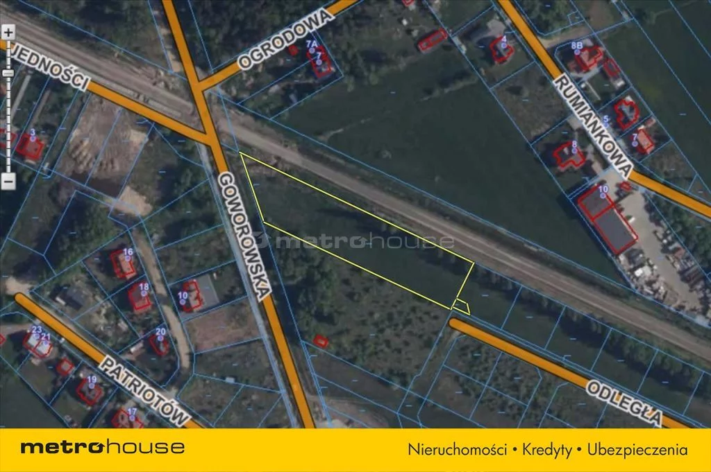 Działka na sprzedaż, 4 864,00 m², oferta nr MINE885