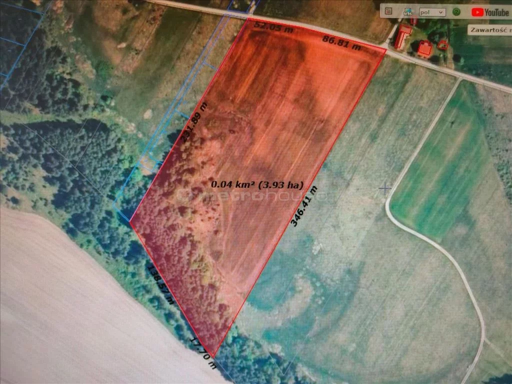 Działka 39 500,00 m², oferta nr , LALA102, Ostrów
